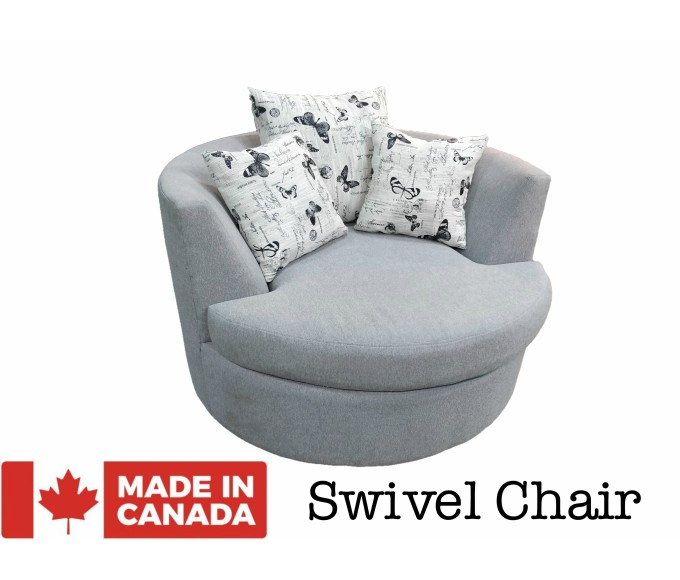 Crystal Swivel Cuddle Chair
